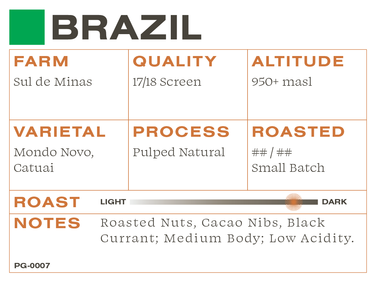BRAZIL 10CD コンピレーション Brazil Minas Gerais | Single Origin | Commander Coffee